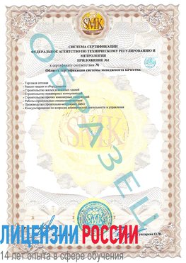 Образец сертификата соответствия (приложение) Каспийск Сертификат ISO 9001